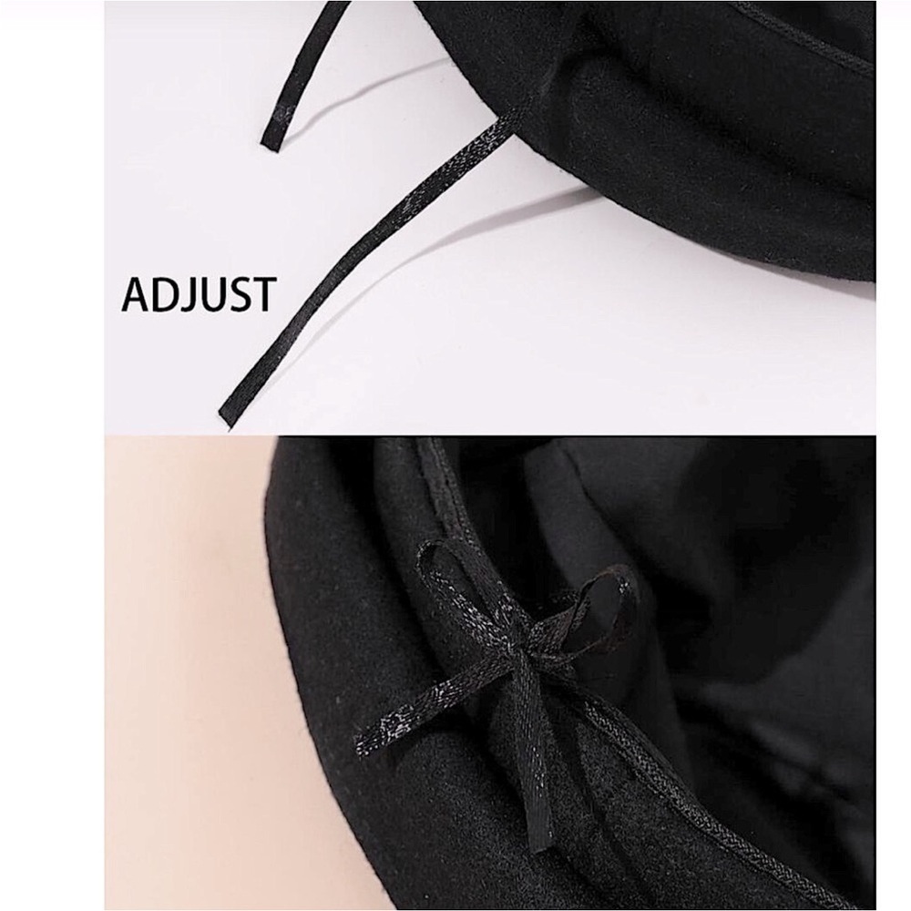 Black Soft Matte Newsboy Cap Rope Detail Baker Boy Sailer Hat New - Picture 11 of 13